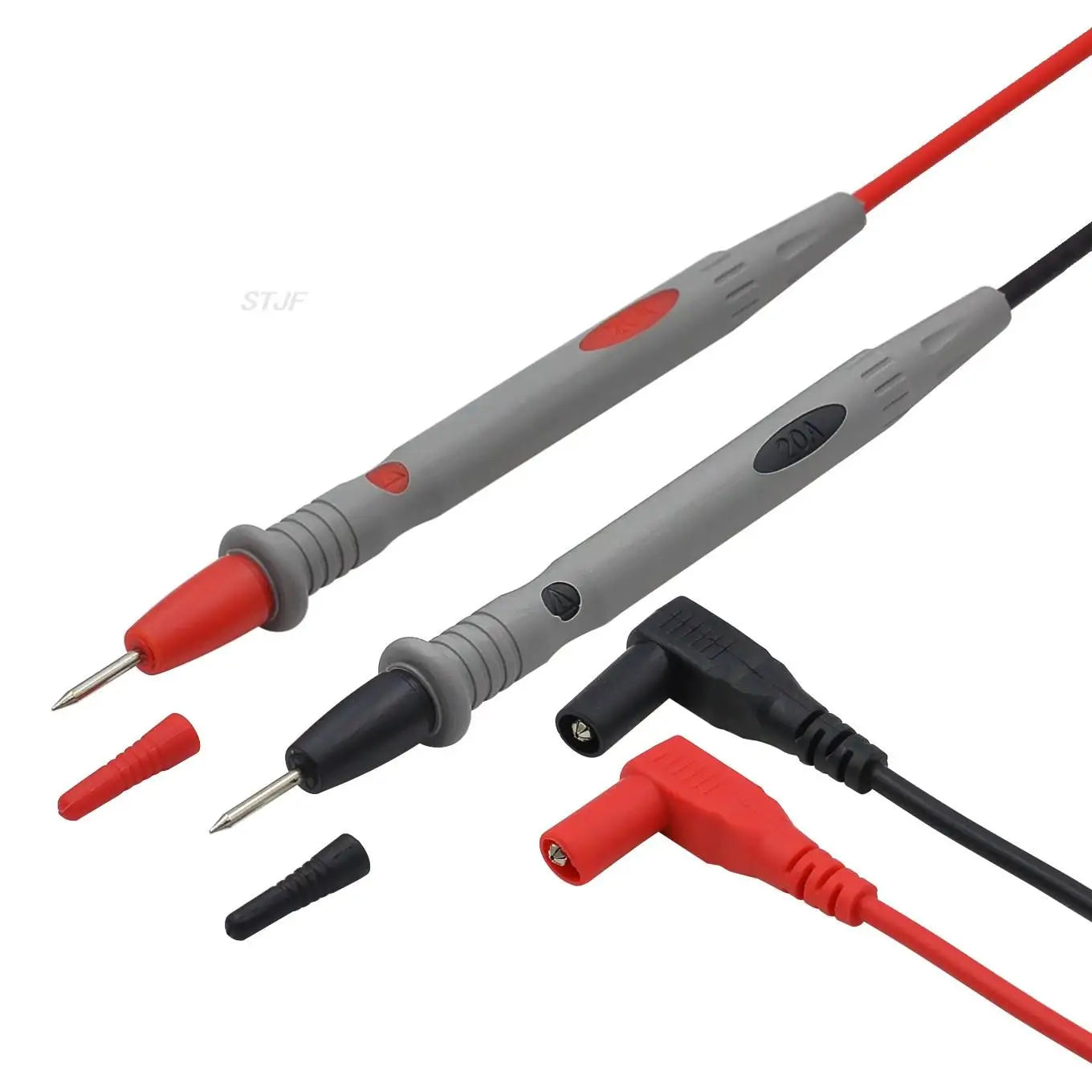 Custom 1 Pair Universal Probe Test Leads Pin for Digital Multimeter Needle Tip Meter Multi Meter Tester Lead Probe Wire Pen Cable 20A