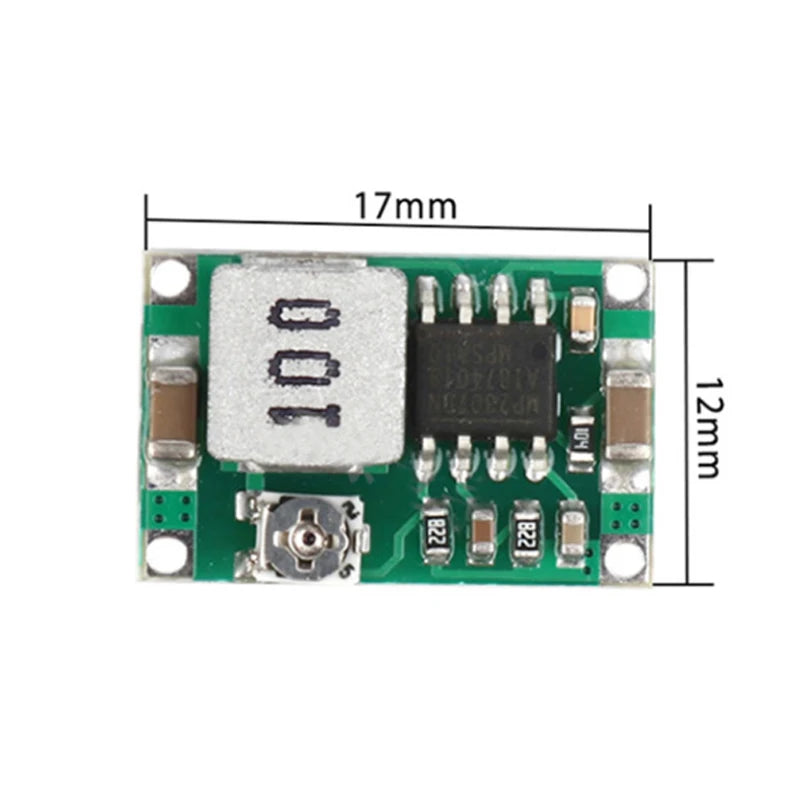 Custom 10pcs RC Airplane Module Mini 360 DC-DC Buck Converter Step Down Module 4.75V-23V to 1V-17V 17x11x3.8mm Mini360 New