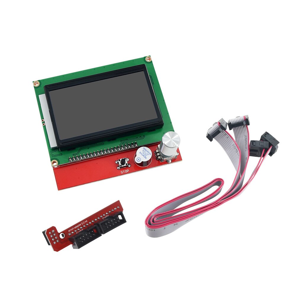 12864 LCD Smart Parts Controller Control Panel LCD 12864 Display Monitor Blue Screen Module For Anet A6 customize