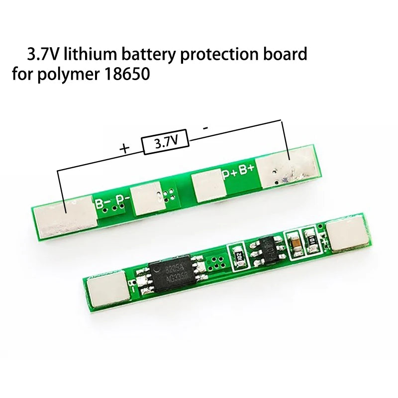 Custom 1PCS/5PCS/10PCS/LOT 1S 3.7V 3A li-ion BMS PCM battery protection board pcm for 18650 lithium ion li battery