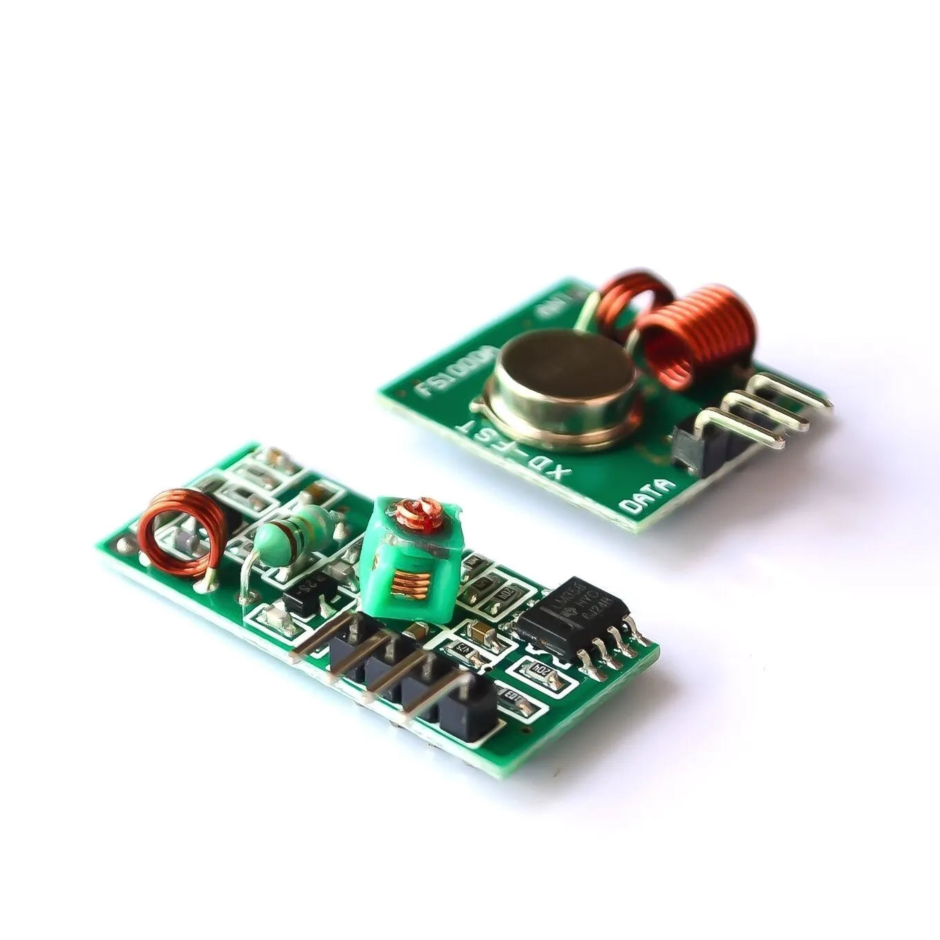 Custom 1pair RF wireless receiver module & transmitter module board Ordinary super- regeneration 315/433MHZ DC5V (ASK /OOK)
