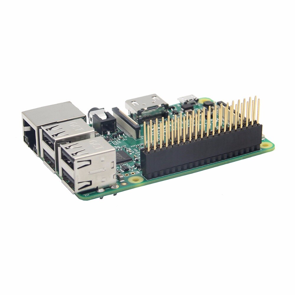 2 Pcs/Lot Raspberry pi 2x20 Gilded Female Header GPIO 40pin Female Header for Raspberry pi 4 Model b/ 3b/ 2b /b+ Customize