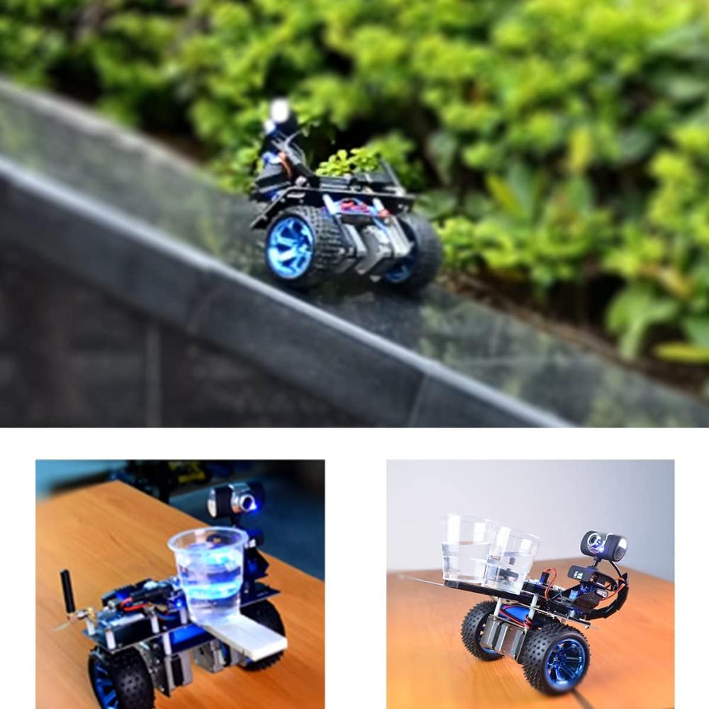 2-Wheel Self-Balancing Robot car kit, WiFi Smart Robot car with 2-DOF Hd Camera,Android/iOS APP PC Remote Control Customize