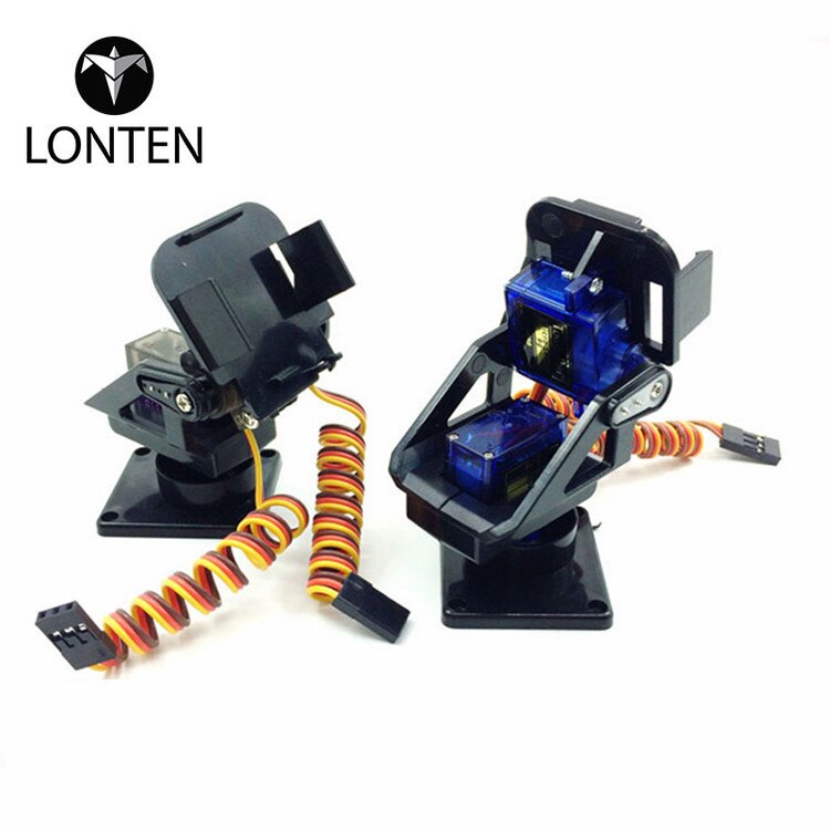 20G FPV steering pan tilt FPV aerial camera micro nylon plastic FPV pan tilt dual axis steering pan tilt