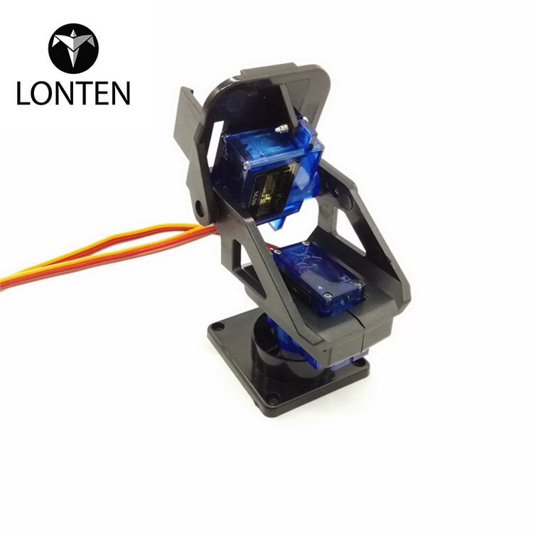 20G FPV steering pan tilt FPV aerial camera micro nylon plastic FPV pan tilt dual axis steering pan tilt