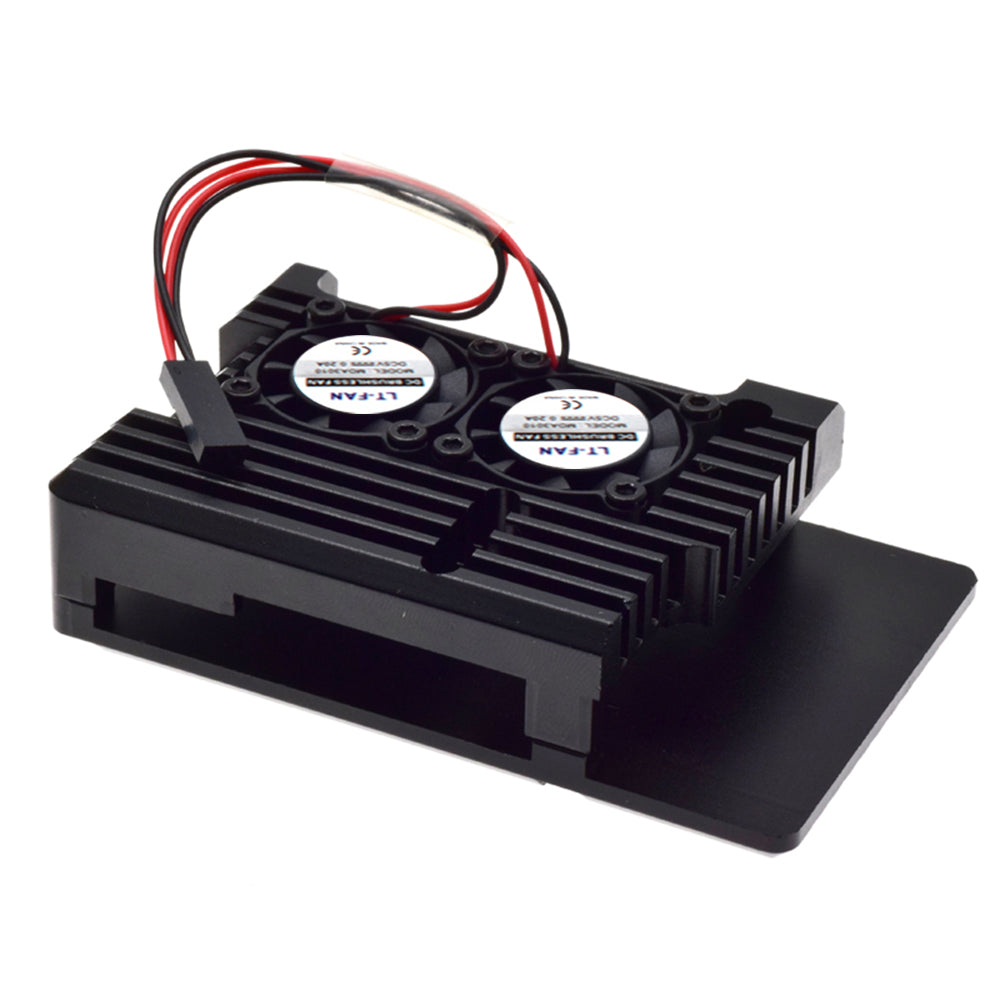 Raspberry pi 4 Case 4 Model B Armor Case Aluminum Alloy Shell Metal Cabinet Passive Cooling Heat Dissipation Raspberry Pi Case LT-4BLP1007FC customize