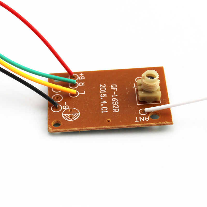 2CH 27MHZ Remote Transmitter & Receiver Board with Antenna for DIY RC Car Robot F20393