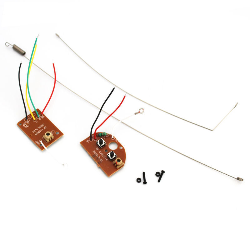 2CH 27MHZ Remote Transmitter & Receiver Board with Antenna for DIY RC Car Robot F20393