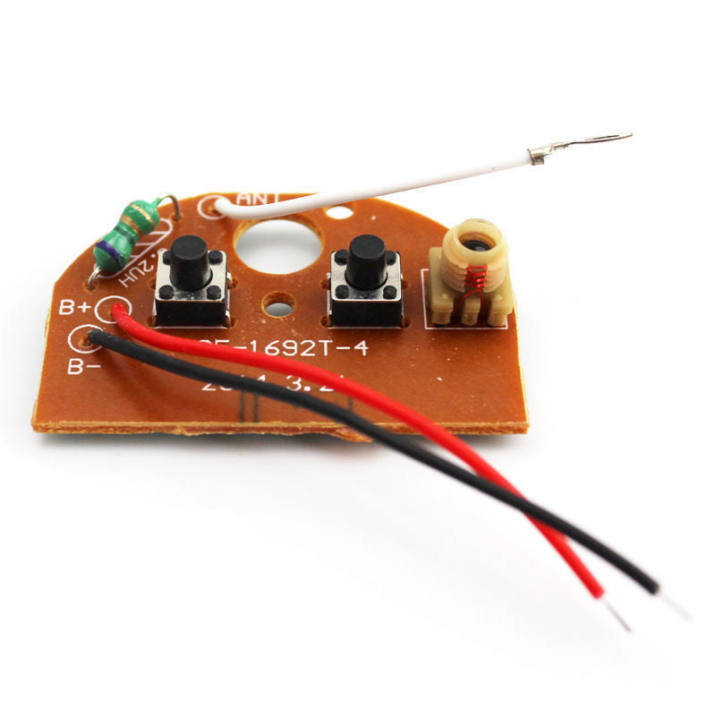 2CH 27MHZ Remote Transmitter & Receiver Board with Antenna for DIY RC Car Robot F20393