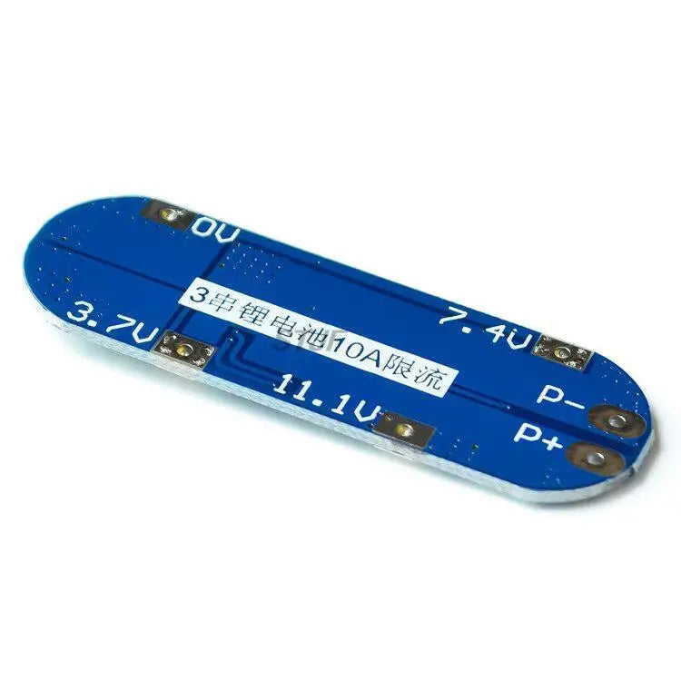 Custom 3S 10A 11.1V 12V 12.6V Lithium Battery Charger Protection Board Module for 18650 Li-ion Lipo Battery Cells BMS 3.7V