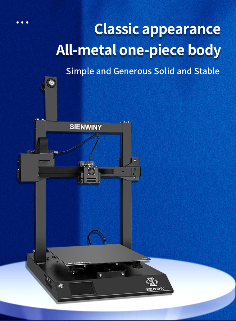 2021 Newest FDM 3D Printer, Auto-leveling 3D Printers More Accu rate And Silent Printing