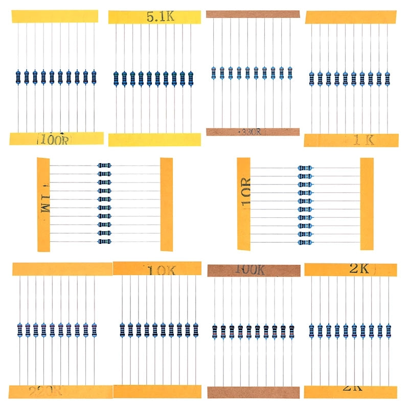 Electronic Universal Parts Kit Breadboard LED Cable Resistor Potentiometer Capacitance for Arduinos Kit