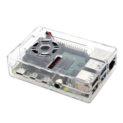 Raspberry Pi 4 Generation 4B new housing with cooling fan ABS protective case LT-4A05 customize