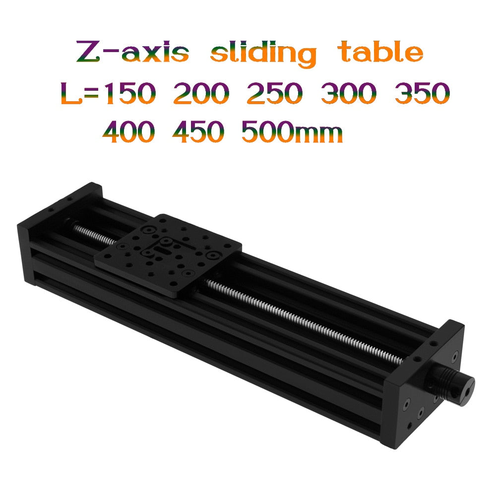 3d Printer Z-axis Lead Screw T8 Z Axis Diy C-beam CNC Sliding Table 300mm 400mm 350mm Linear Actuator Bundle Kit customize