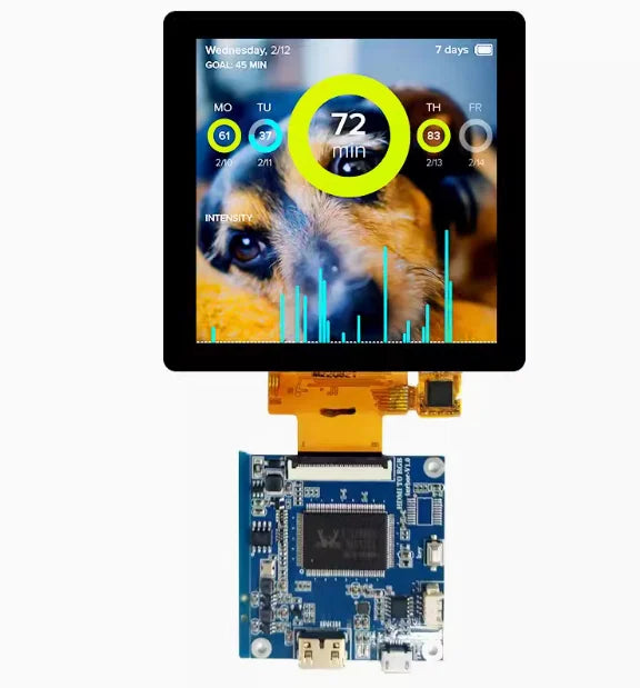 Custom 4.0 inch square screen 3.95 inch LCD display 480 * 480+86 box RGB interface full view IPS+ST7701