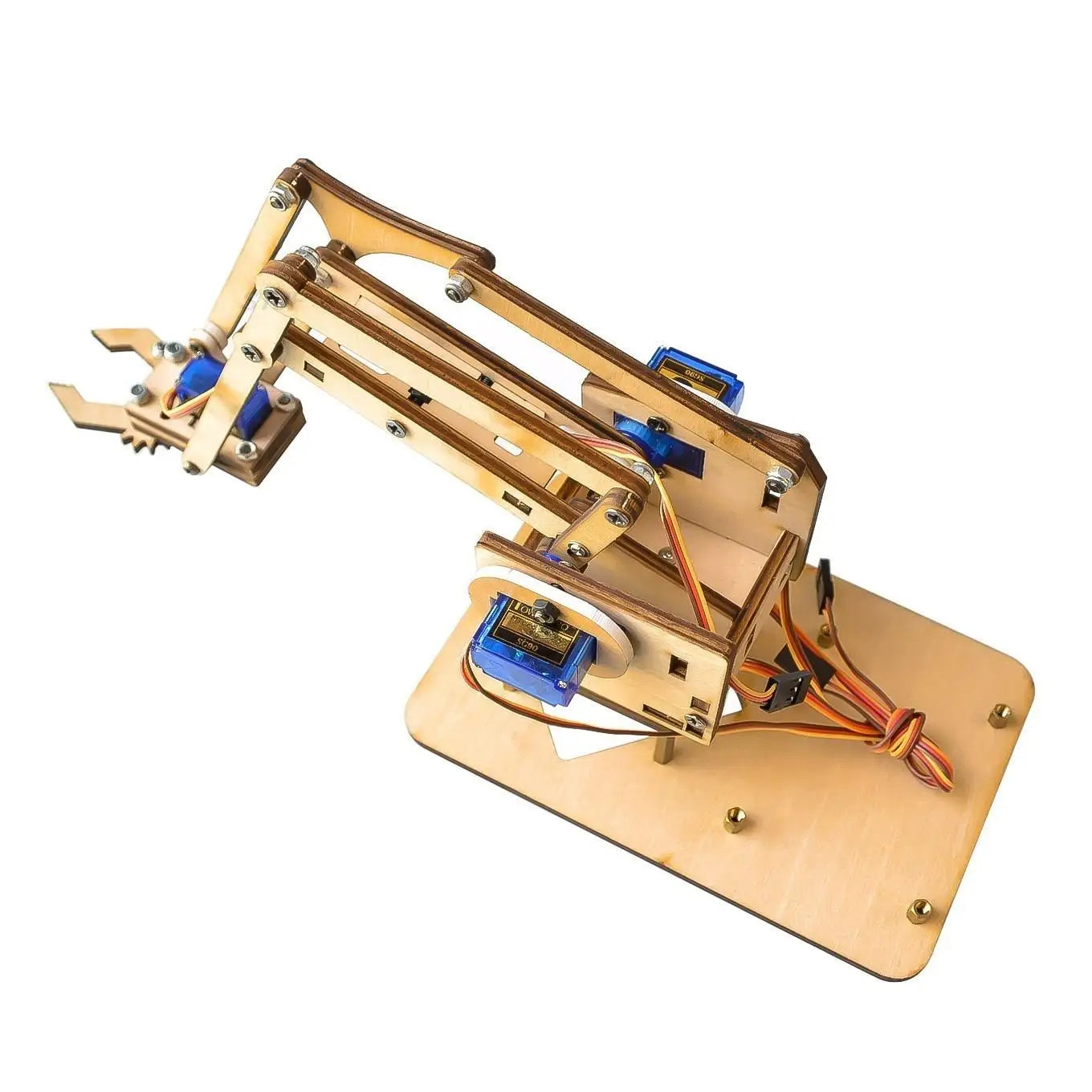 Custom 4DOF Unassembly Acrylic Mechanical Arm Robot Manipulator Claw for Arduino Maker Learning DIY Kit Robot