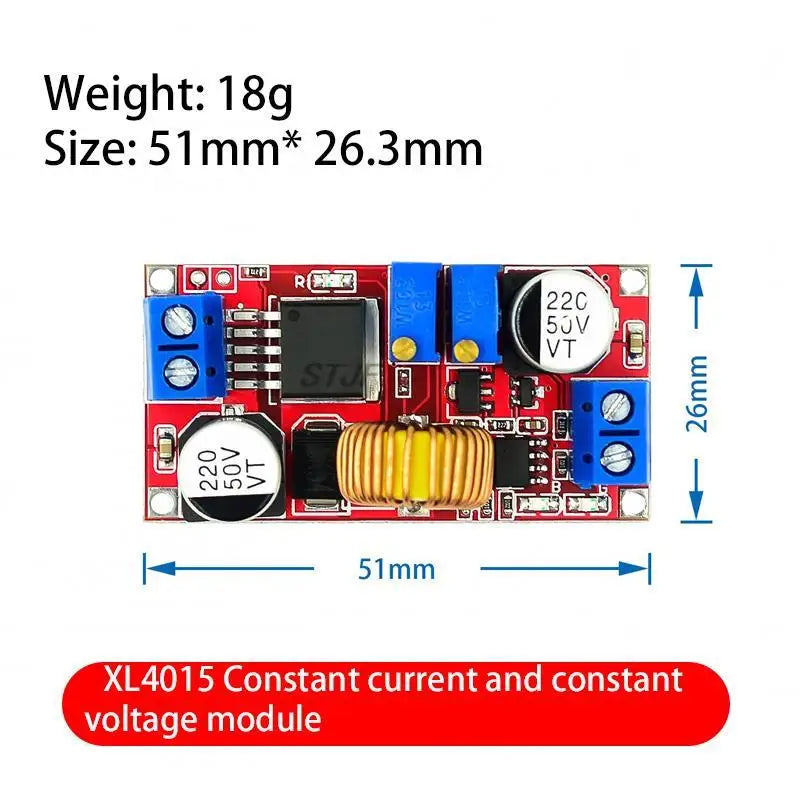 Custom ! 5A constant current LED driver module battery charging constant voltage DC-DC power module XL4015