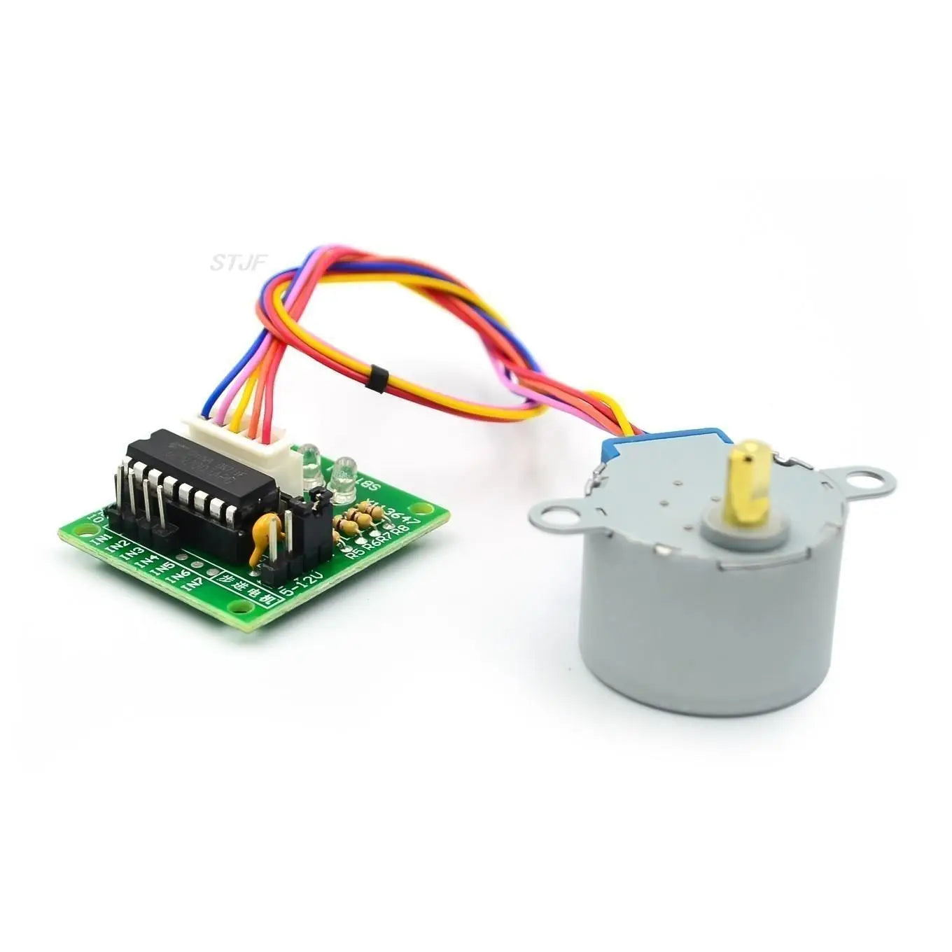 Custom 5V Stepper Motor 28BYJ-48 + ULN2003 Driver Test Module for Arduino,Micro Mini Electric Step Motor for PIC 51 AVR
