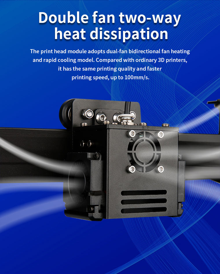 2021 Newest FDM 3D Printer, Auto-leveling 3D Printers More Accu rate And Silent Printing