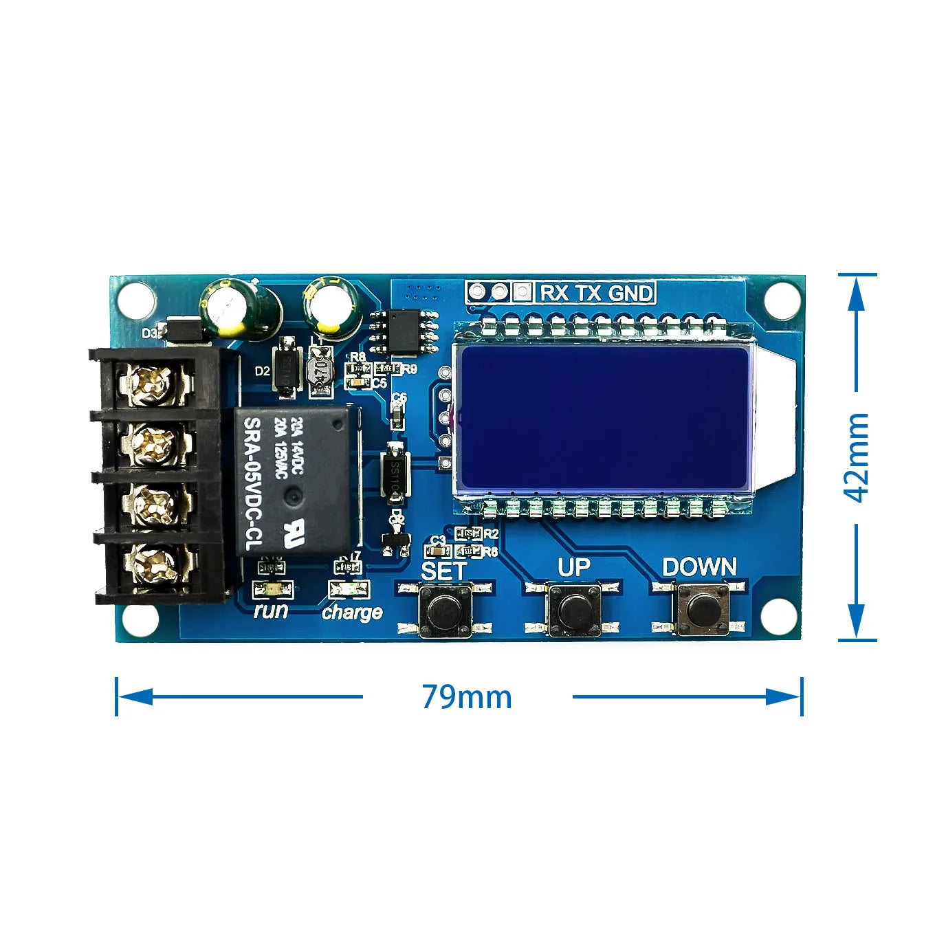 Custom 6-60v 10A Lithium Battery Charge Control Module Controller Protection Board with Overcharge Protection Switch XY-L10A