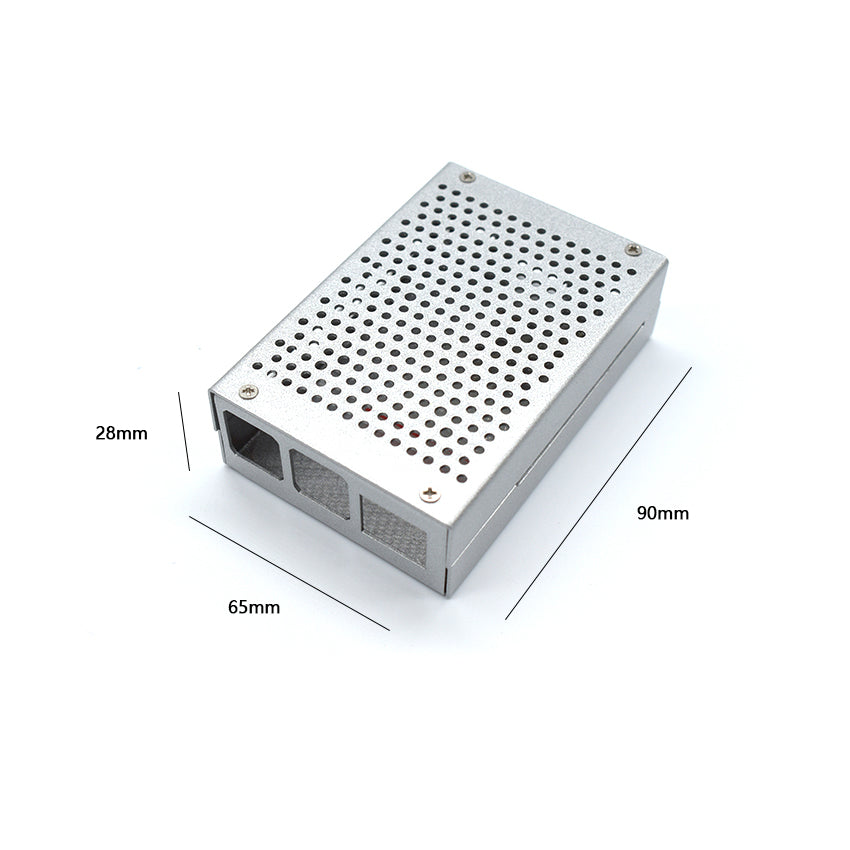 New aluminum alloy Raspberry Pi 4 Case ,black + silver raspberry PI Case, fan cooled LT-4B01-F customize