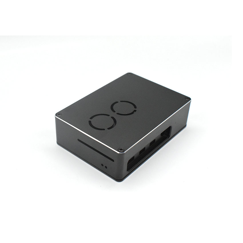 aluminum alloy Raspberry Pi 4 case pi 4B custom case black, double fan cooled LT-4BA09
