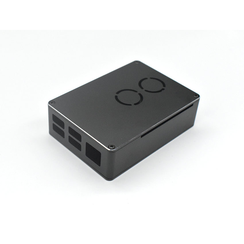 aluminum alloy Raspberry Pi 4 case pi 4B custom case black, double fan cooled LT-4BA09