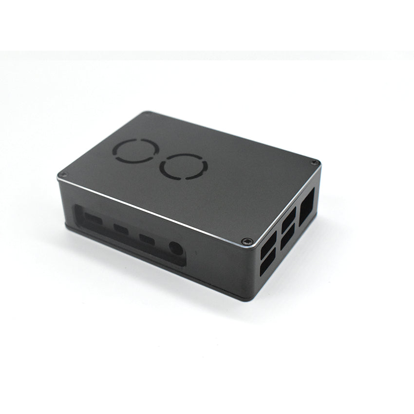 aluminum alloy Raspberry Pi 4 case pi 4B custom case black, double fan cooled LT-4BA09