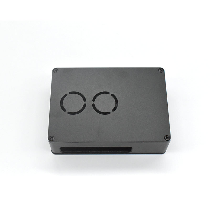 aluminum alloy Raspberry Pi 4 case pi 4B custom case black, double fan cooled LT-4BA09