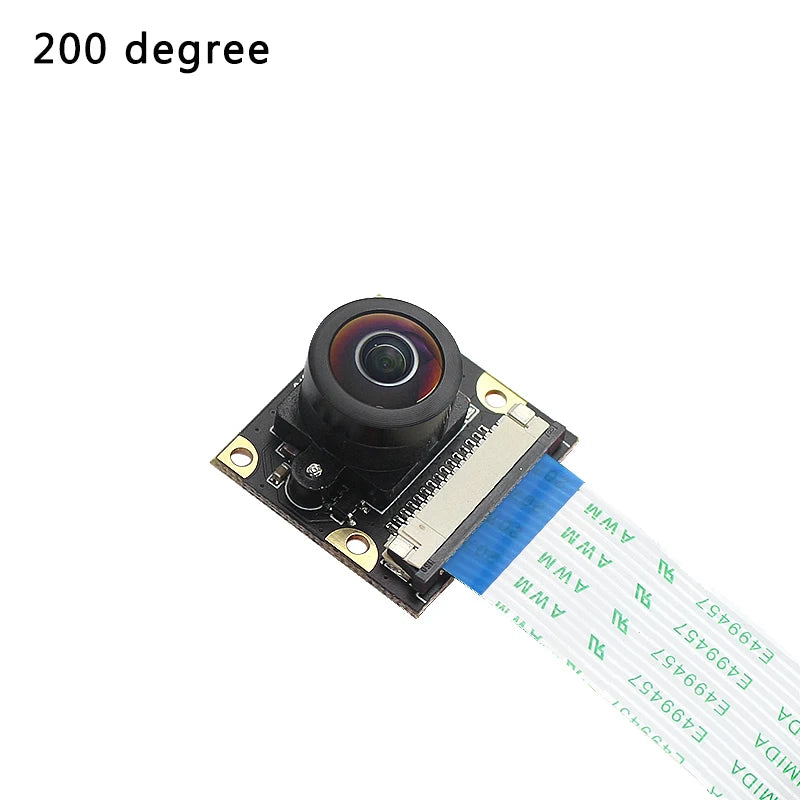 Custom 8MP Camera 160° 200° IMX219 Focal Adjustable 3280×2464 1080p30/720p60 640×480p90 Camera Module for Pi 5 Jetson Nano