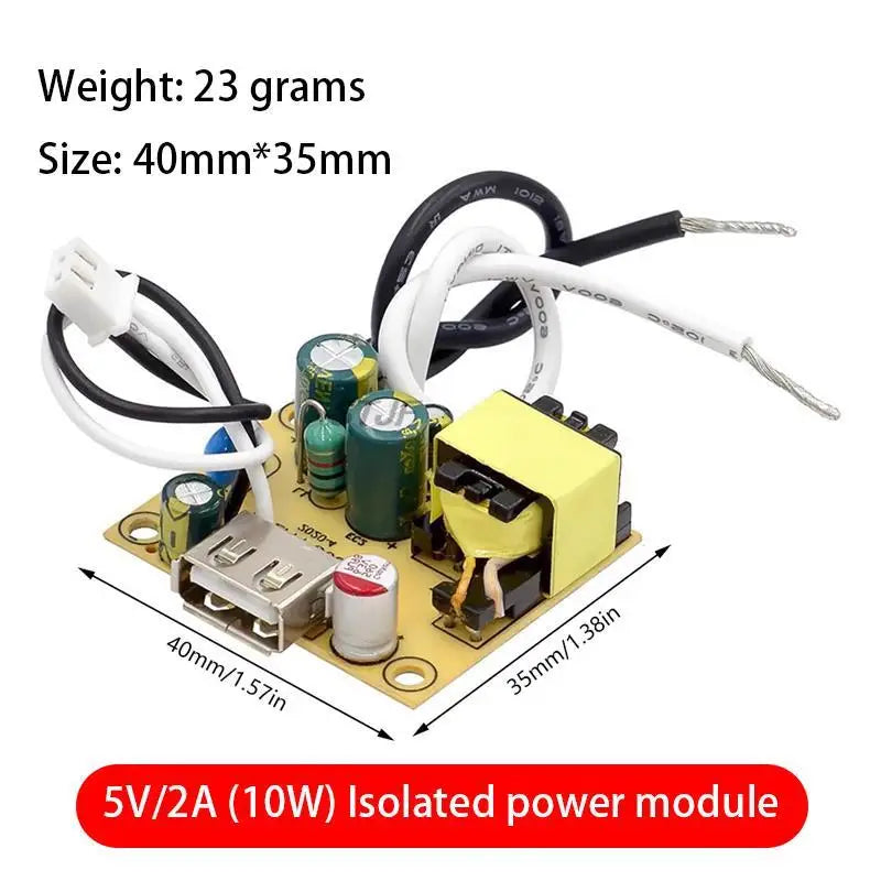 Custom AC to DC Precision Buck Power Supply Module AC 110-220V to 5V/2A 10W Isolated Step Down DC Module