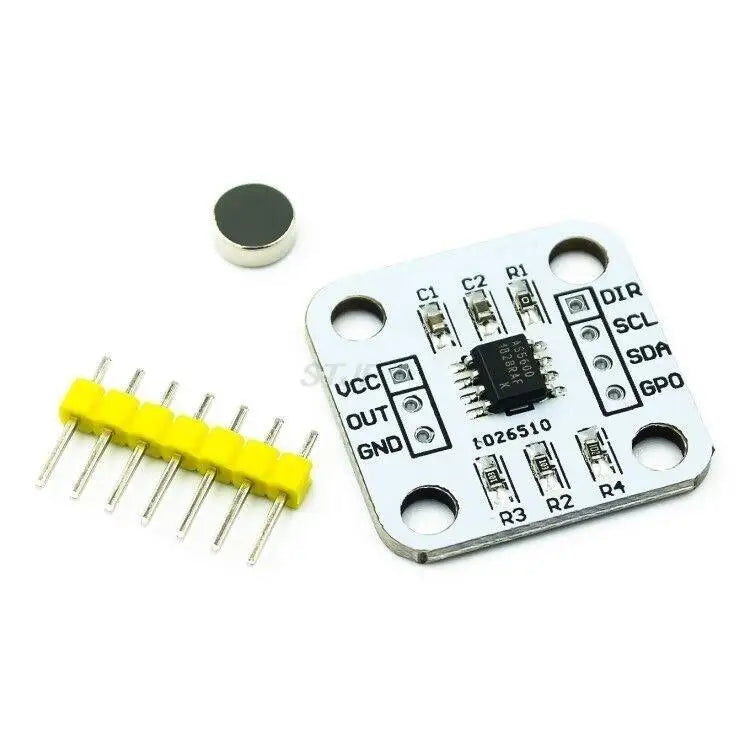 Custom AS5600 magnetic encoder magnetic induction angle measurement sensor module 12bit high precision
