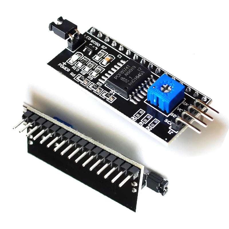 Custom Adjustable Backlight of Interface Module IIC I2C TWISPI Serial Board Module Port 1602 LCD Display for Arduino