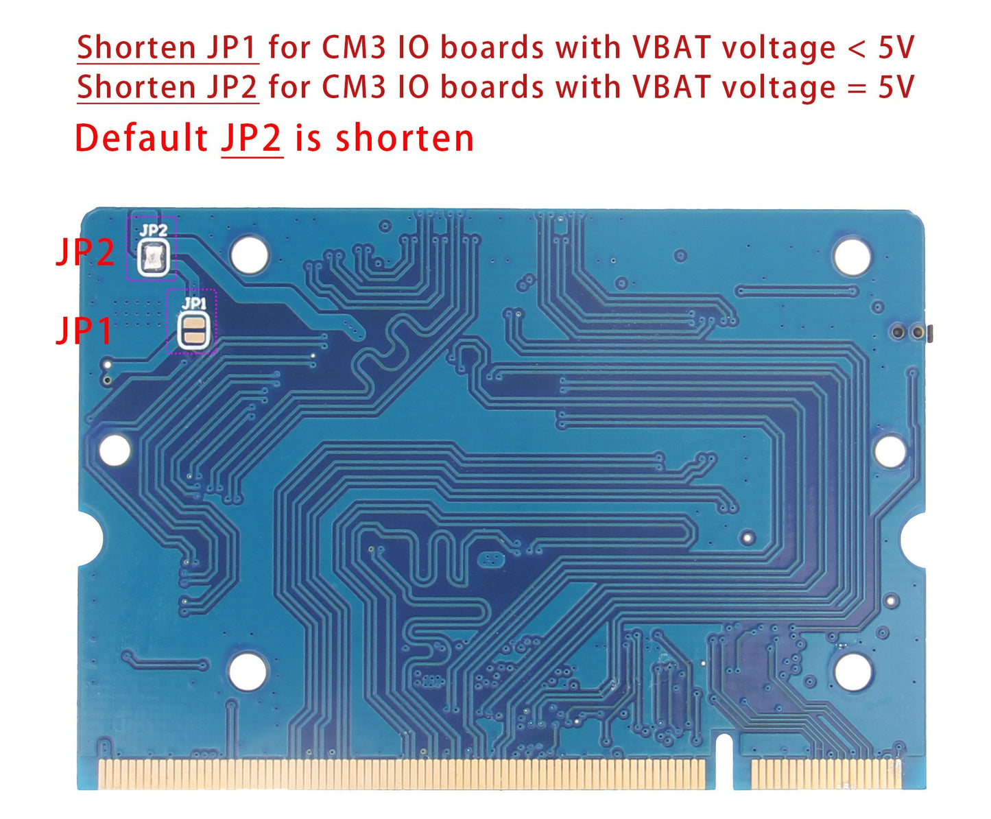 CM4 to CM3 Converter / Adapter Board with Heatsink(C235) for Raspberry Pi Compute Module 4