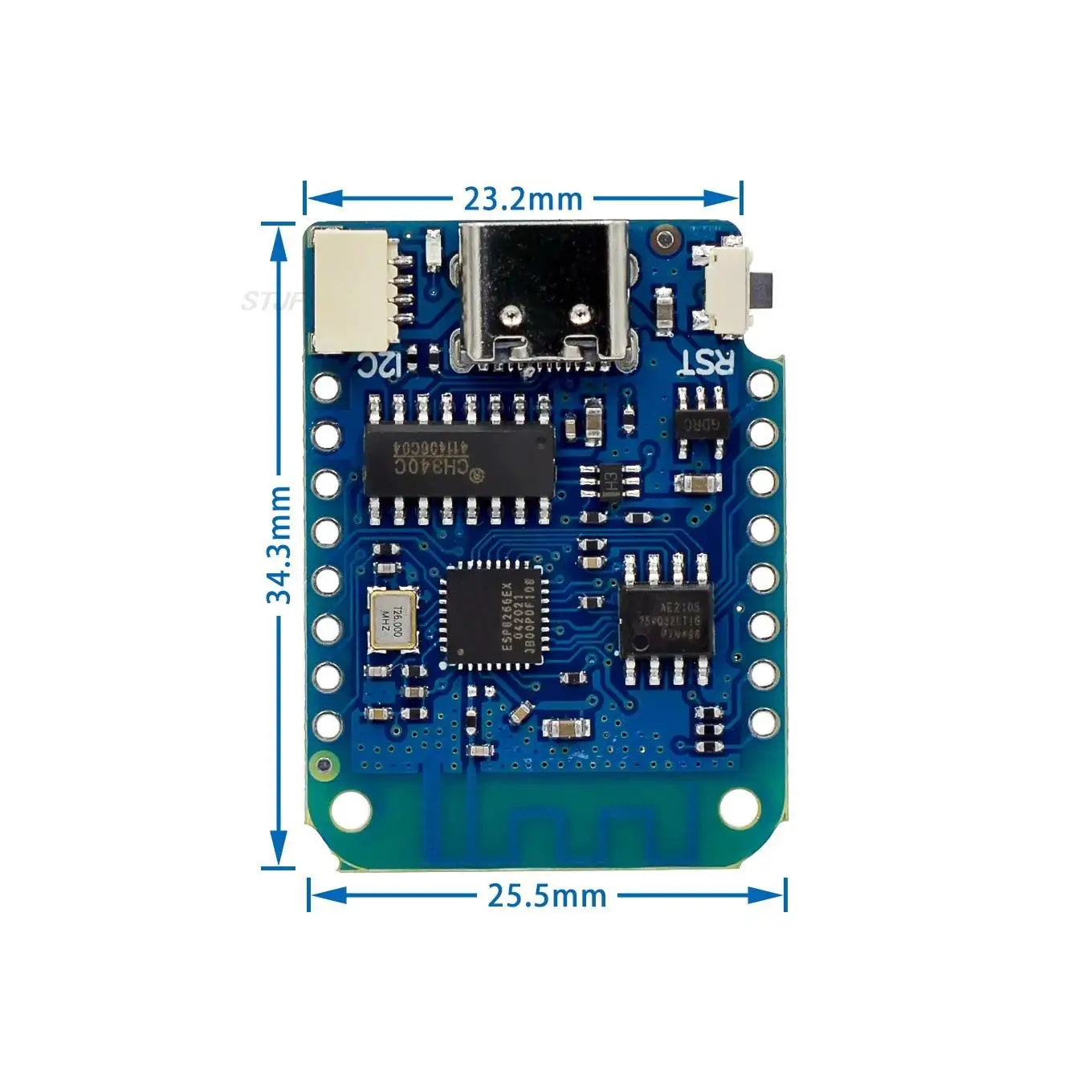 Custom D1 Mini V4.0.0 WIFI Internet of Things Board based ESP8266 4MB MicroPython Nodemcu for Arduino Compatible