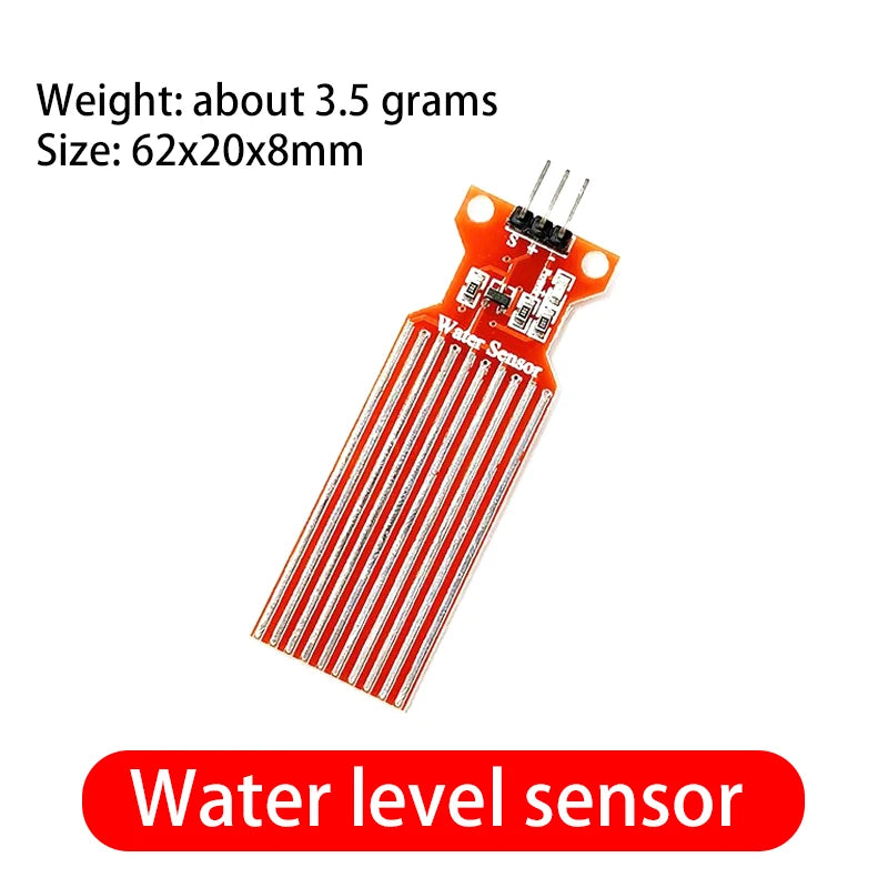 Custom DC 3V-5V Rain Water Level Sensor Module Detection Liquid Surface Depth Height for Arduino DIY Compatible With UNO MEGA 2560