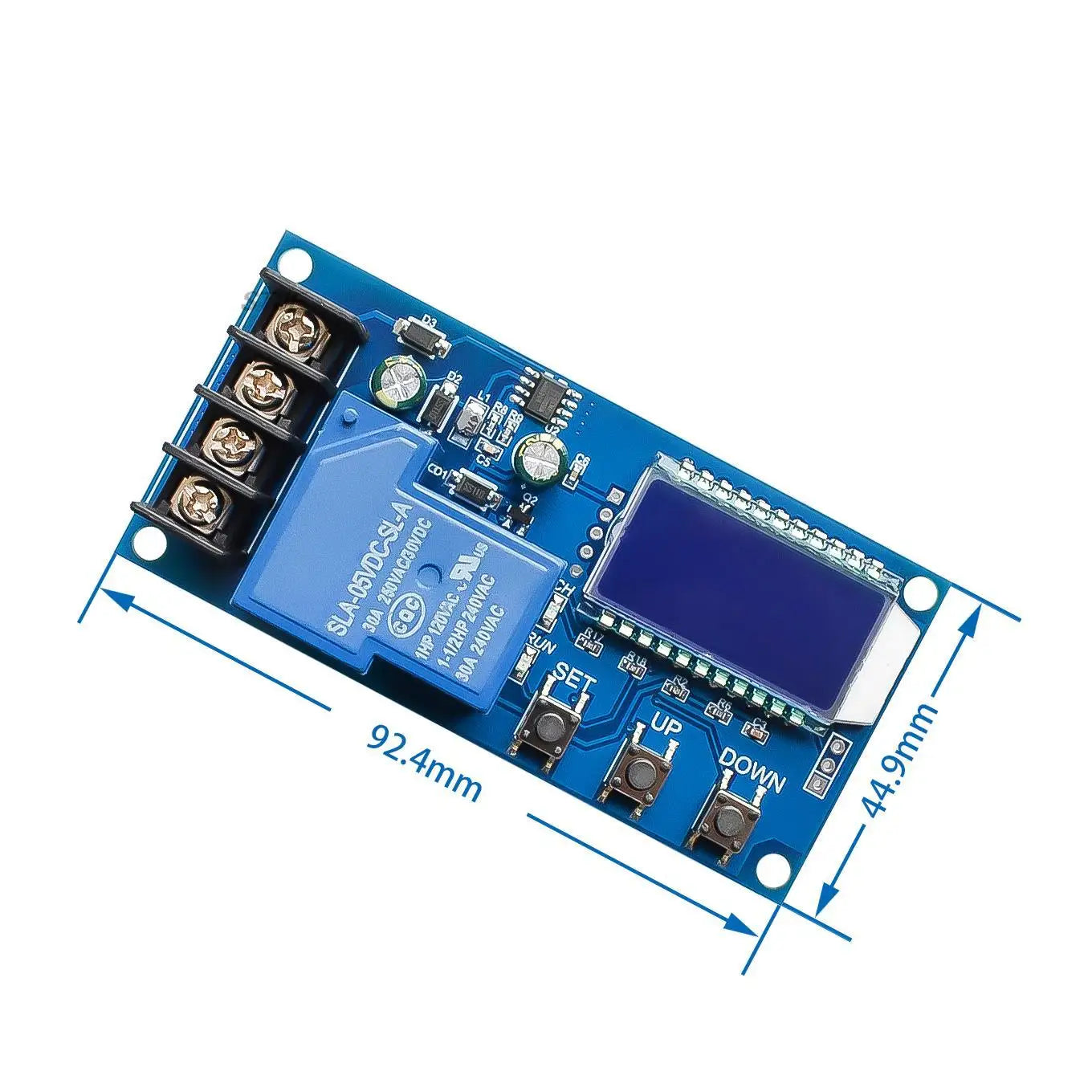 Custom DC 6-60v 30A Storage battery Charging Control Module Protection Board Charger Time Switch LCD Display XY-L30A