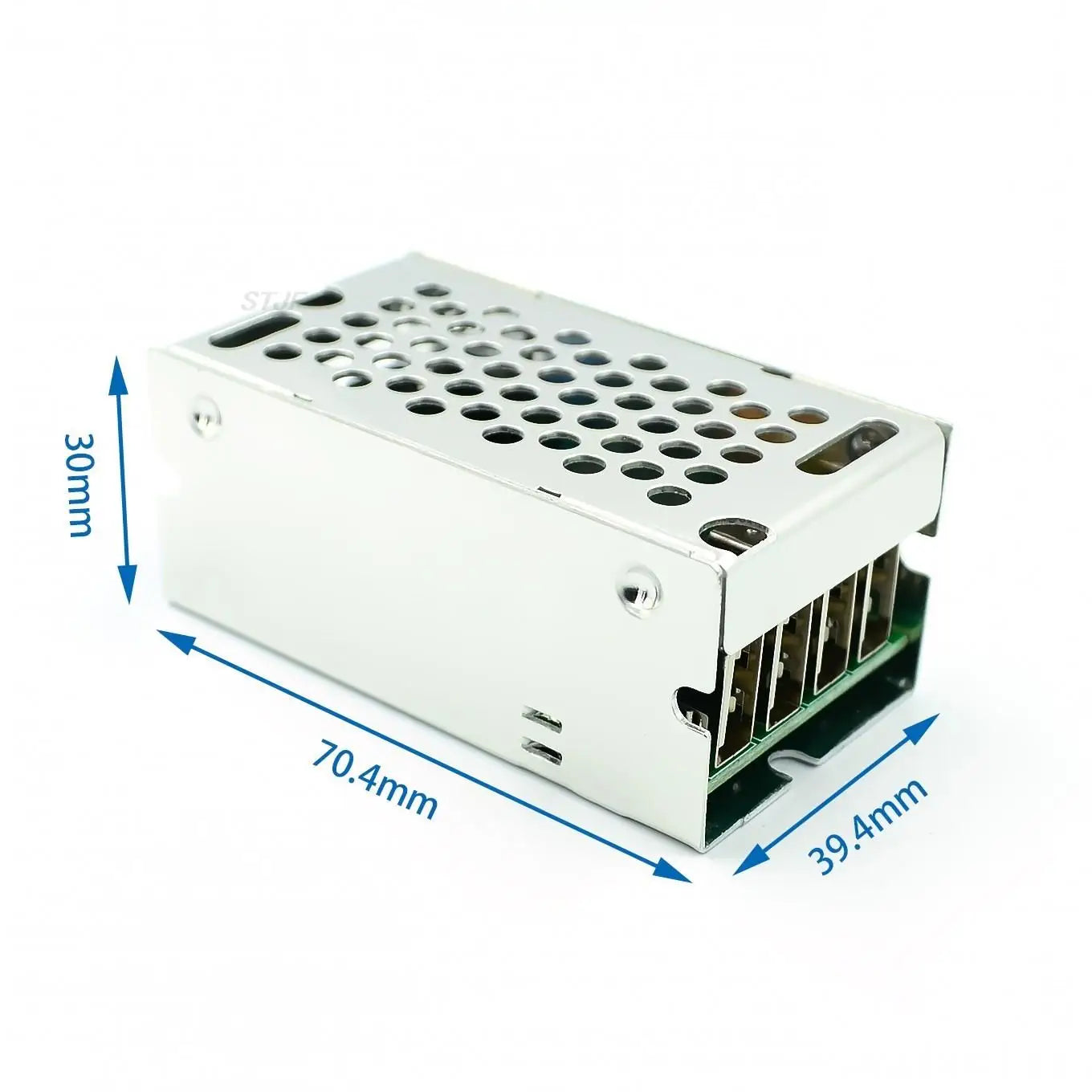 Custom DC-DC 9V 12V 24V 36V To 5V Step Down Board 5A 4 USB Output Buck Converter Power Supply Module with Aluminum Shell For Phones