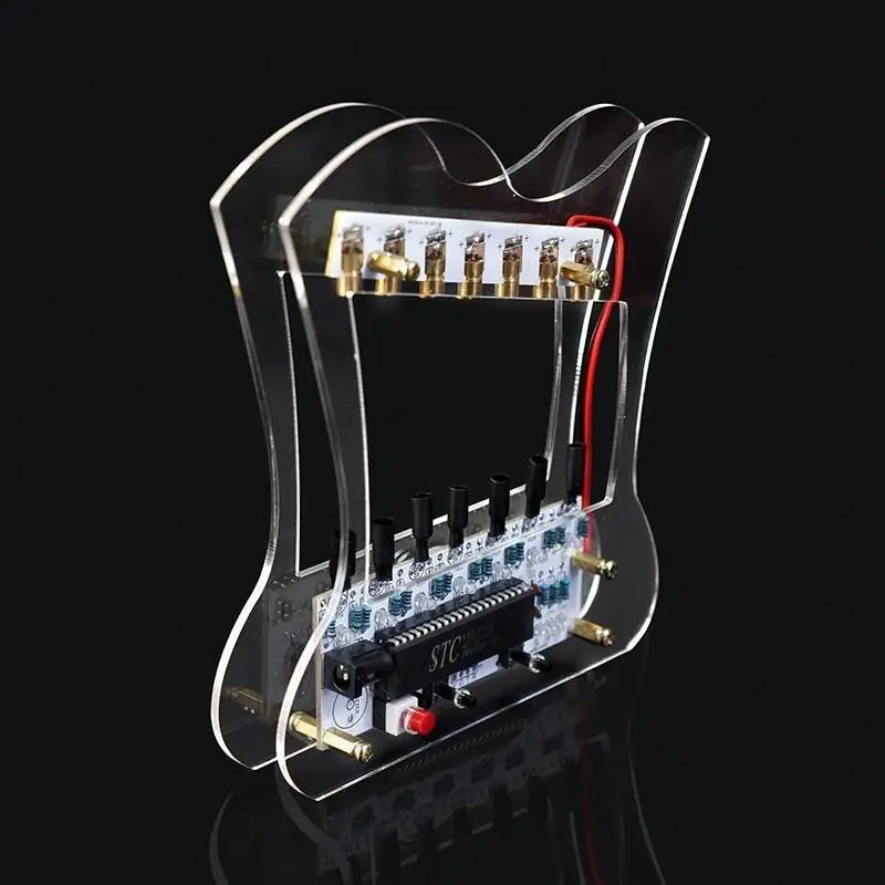 Custom DIY Laser Electronic Piano Kit HU-013 7 Music Scales Player Soldering Project Practice Laser Transmitters Photoresistor Receiver