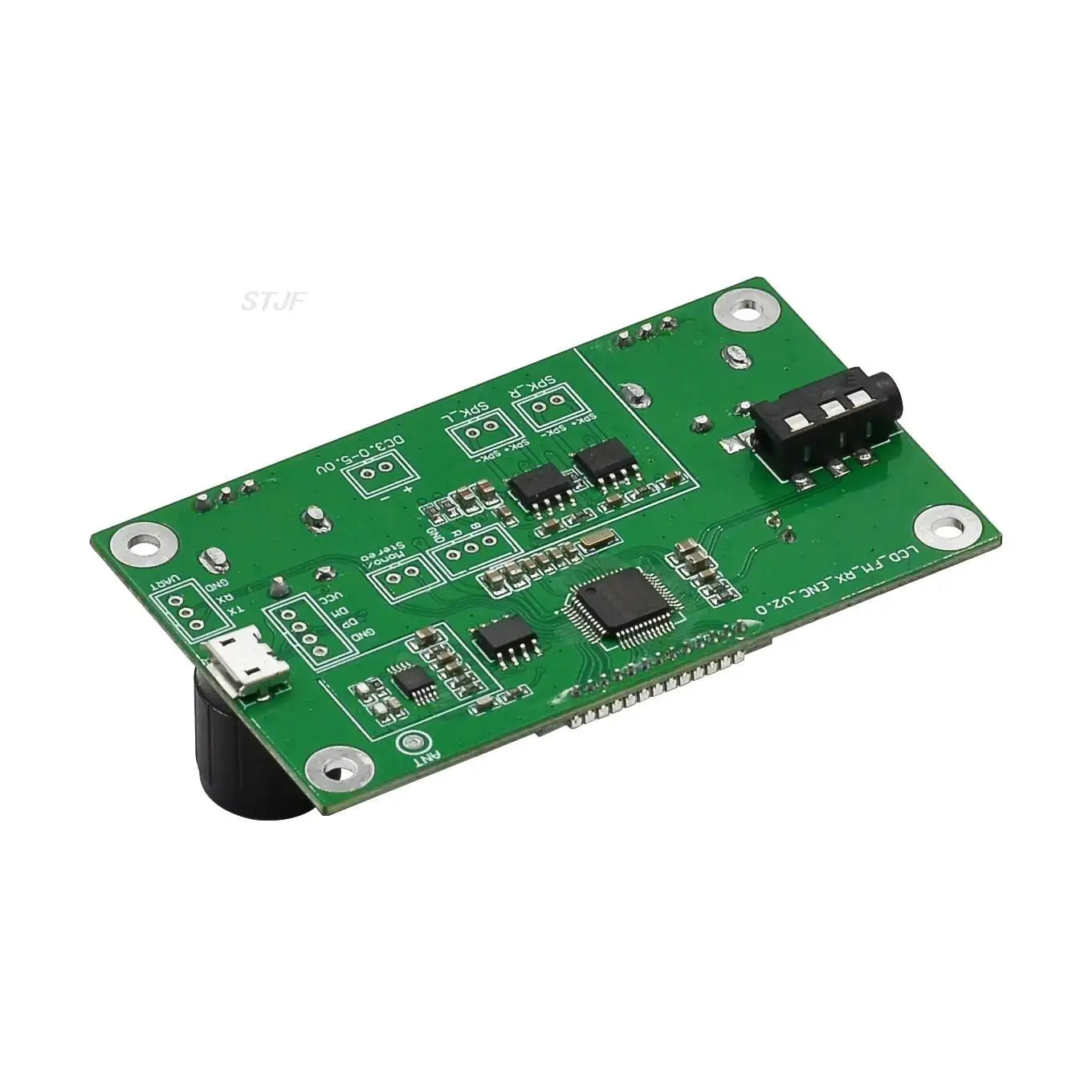 Custom DSP PLL Digital Stereo FM Radio Receiver Module Board 87-108MHz With Serial Control Frequency Range 50Hz-18KHz Controller