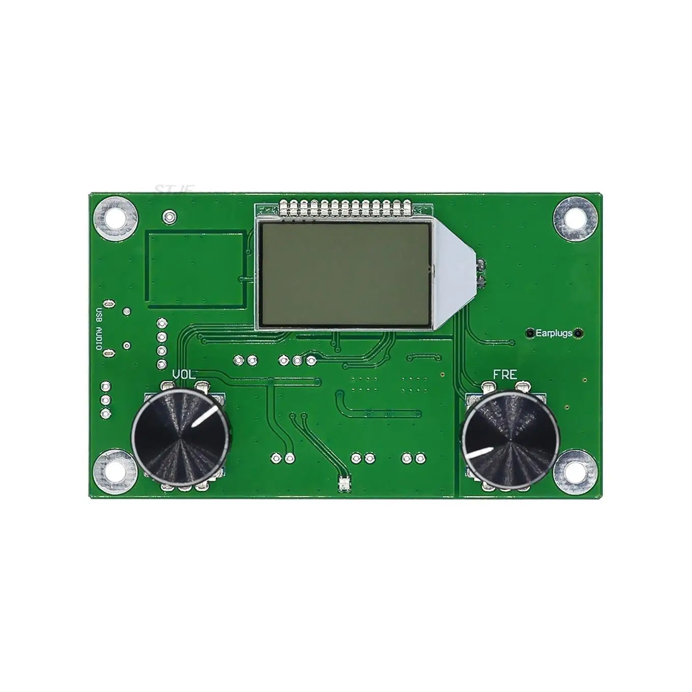 Custom DSP PLL Digital Stereo FM Radio Receiver Module Board 87-108MHz With Serial Control Frequency Range 50Hz-18KHz Controller