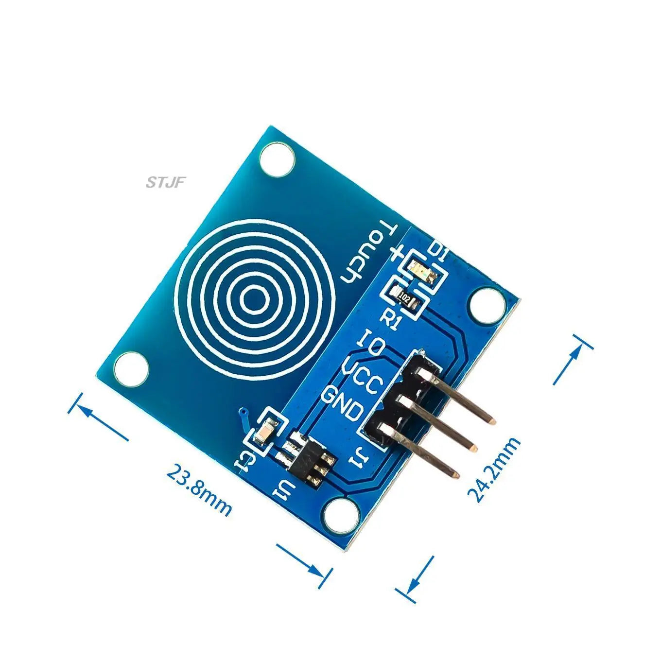 Custom Digital Sensor TTP223 TTP223B Module Capacitive Touch Switch blue