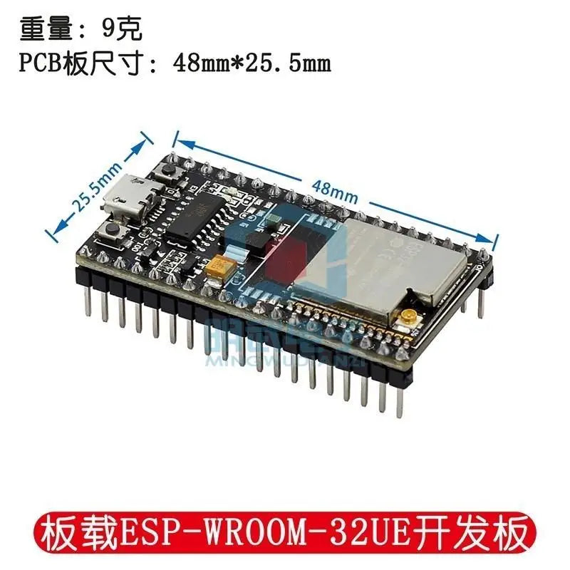 Custom ESP32/ESP-32S Development Board NodeMCU-32S CH340 MICRO USB WiFi+For Bluetooth UltraLow Power Consumption Dual Core ESP32-WROOM