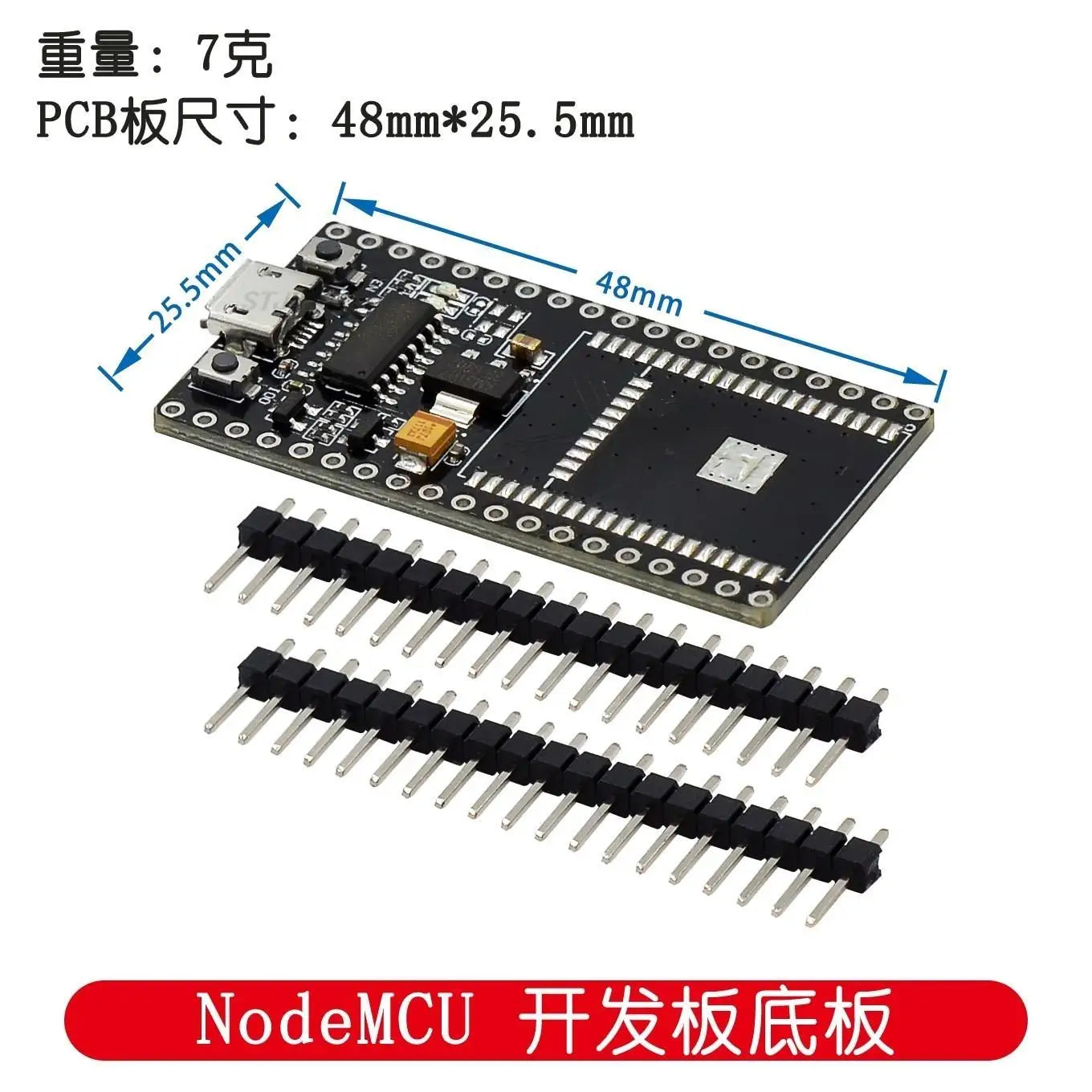 Custom ESP32/ESP-32S Development Board NodeMCU-32S CH340 MICRO USB WiFi+For Bluetooth UltraLow Power Consumption Dual Core ESP32-WROOM
