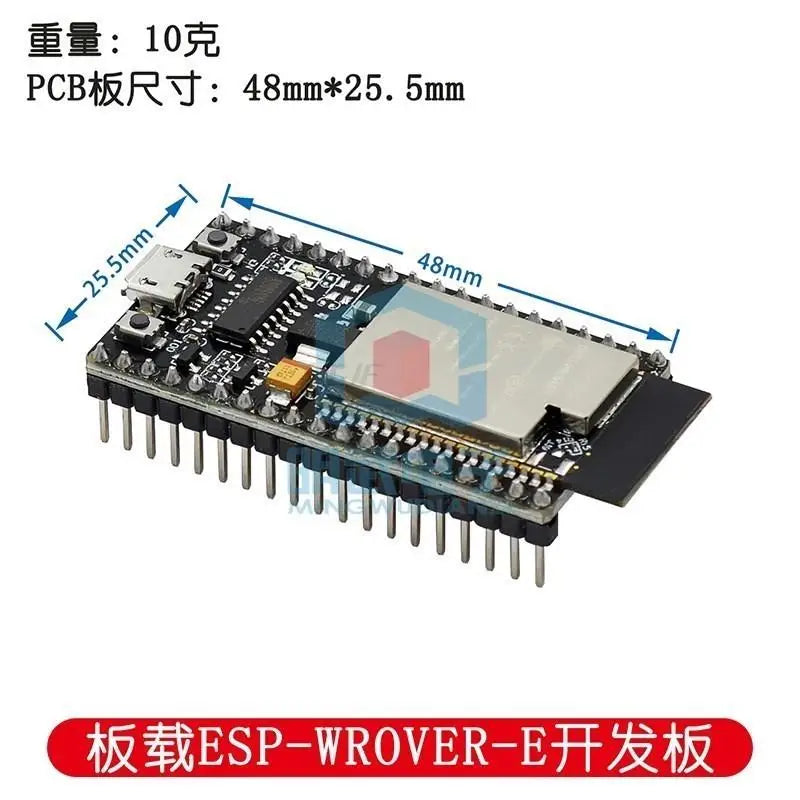 Custom ESP32/ESP-32S Development Board NodeMCU-32S CH340 MICRO USB WiFi+For Bluetooth UltraLow Power Consumption Dual Core ESP32-WROOM
