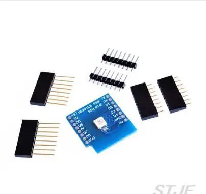 Custom ESP8266 D1 Mini Pro WiFi NodeMcu Data Logger Shield DS1307 Battery 0.66 OLED DC Power Buzzer V1.0.0 Dual Base for WeMos DIY Kit