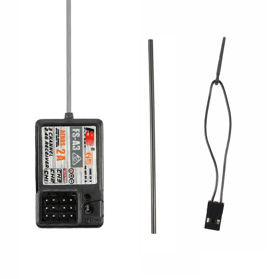 Custom FS-GT2E AFHDS 2.4G 2CH Transmitter & FS-A3 Receiver Remote Control System RC Boat Car Accessory Spare Parts F20432