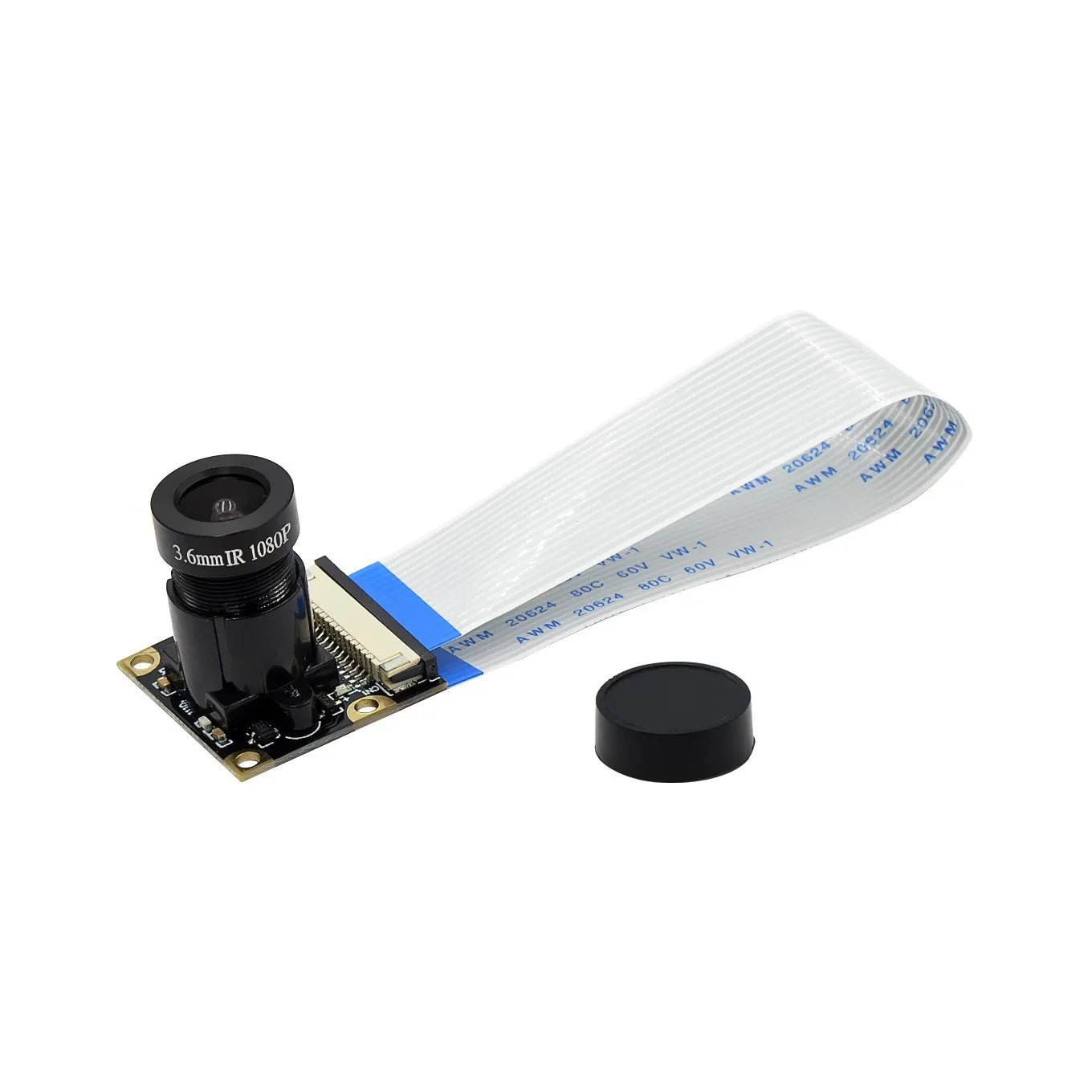 Custom For Raspberry Pi 4 Night Vision Fisheye Camera 5MP OV5647 70/95/160 Degree Focal Adjustable Camera for Raspberry Pi 3 Model B