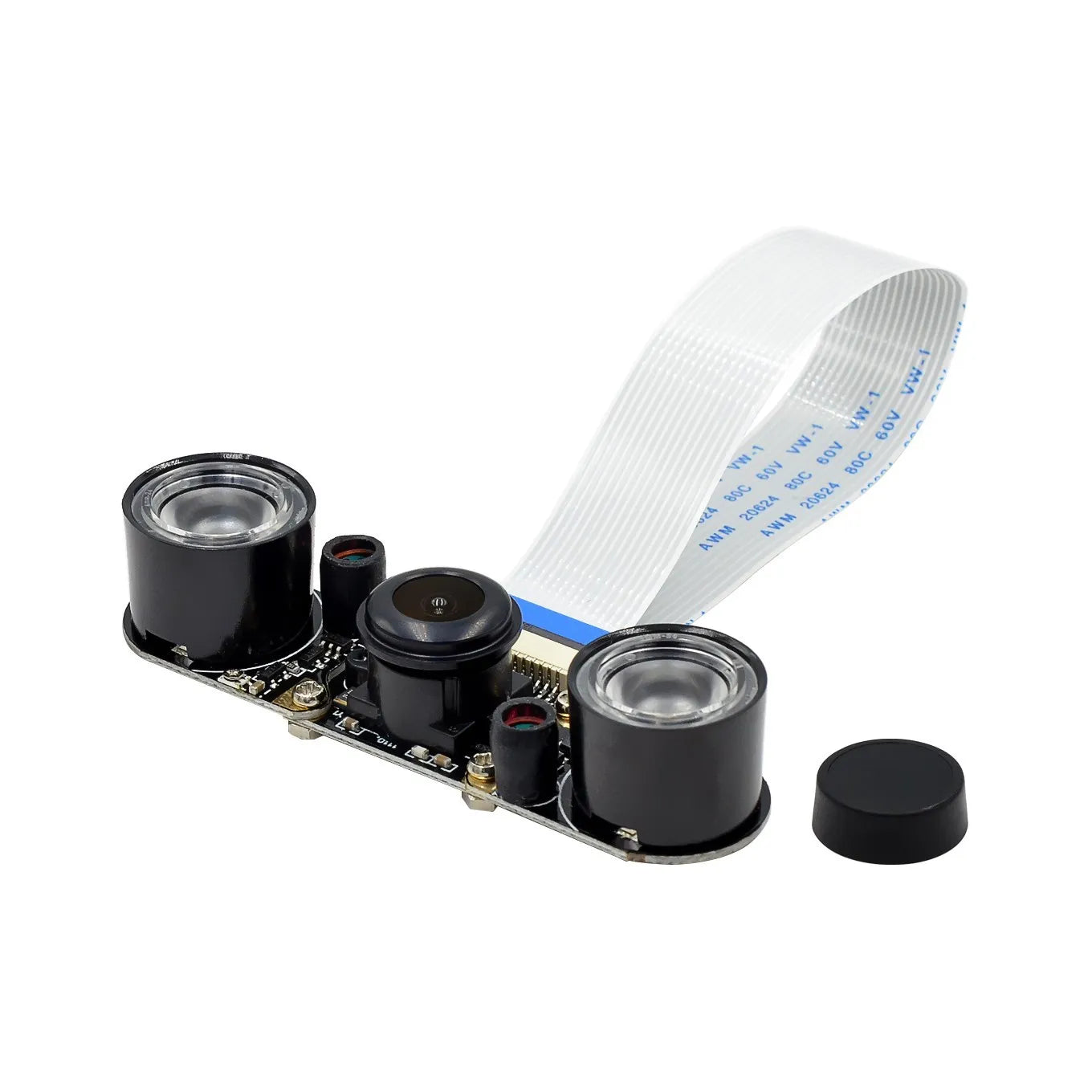 Custom For Raspberry Pi 4 Night Vision Fisheye Camera 5MP OV5647 70/95/160 Degree Focal Adjustable Camera for Raspberry Pi 3 Model B