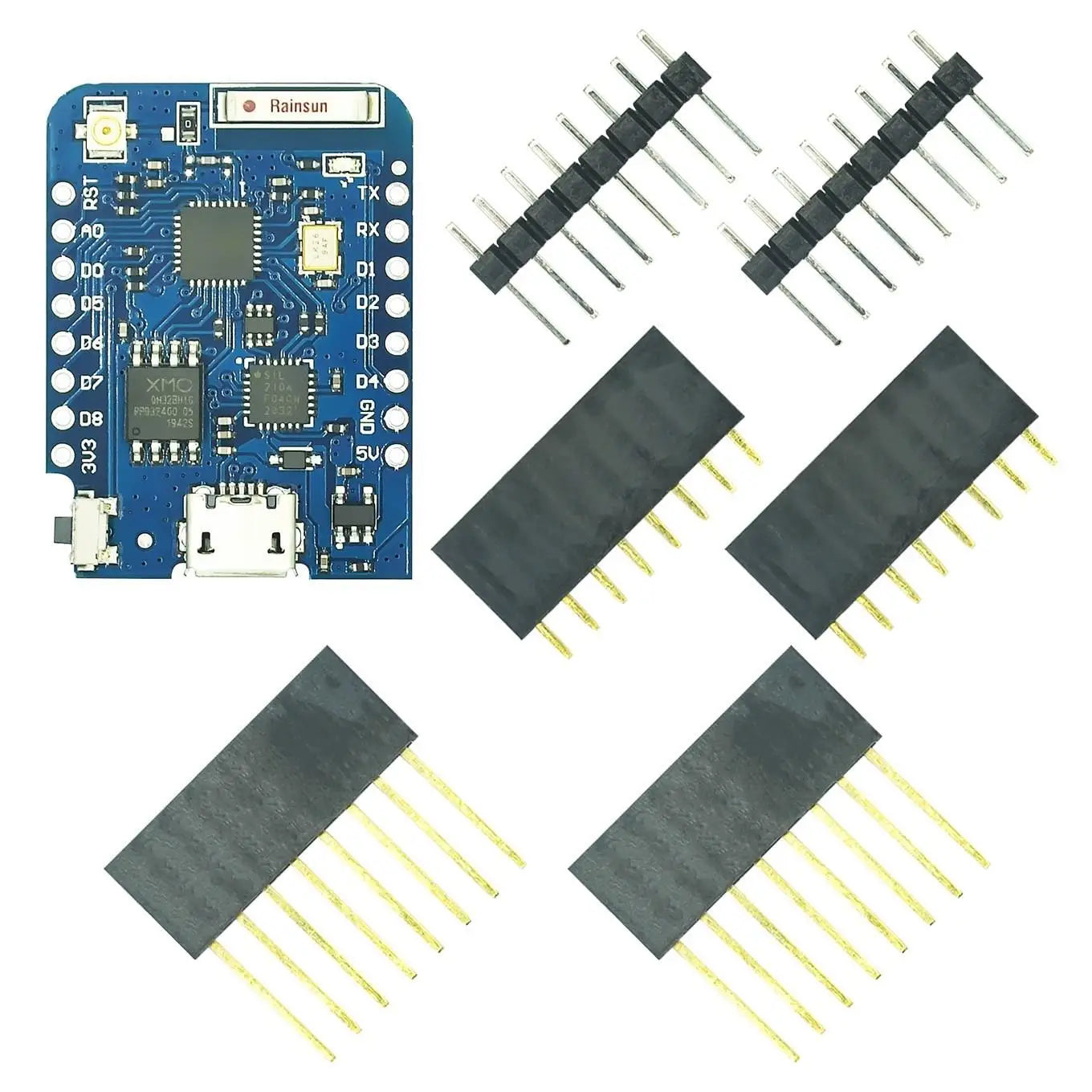 Custom D1 Mini Pro Bytes External Antenna Connector NodeMCU Based ESP8266 ESP-8266EX CP2104 WIFI Development Board Micro USB